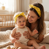 MOTHER DAUGHTER HEADBAND YELLOW